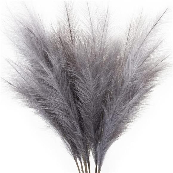 7-Pcs 38"/3.1FT Faux Pampas Grass Large Tall Fluffy Artificial Fake Flower Boho - Picture 1 of 7